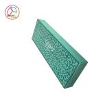 Green Hair Extensions Packaging Box , Cardboard Wig Box Customized Logo