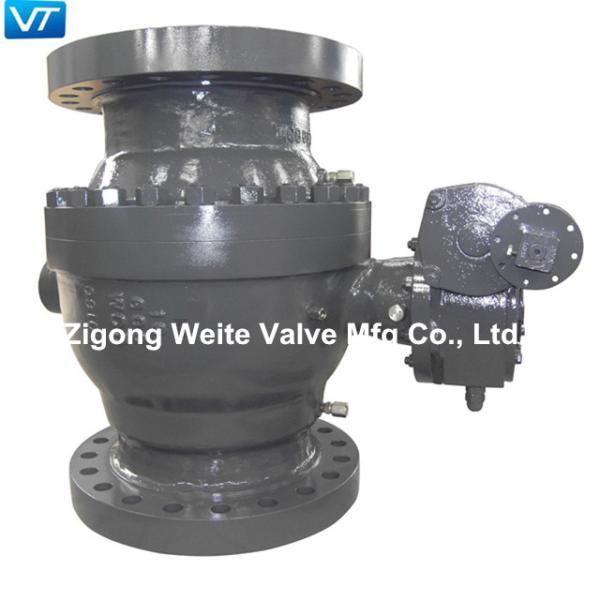 Buy cheap WCB Carbon Steel Flanged Ball Valve 600LB 16'' Large Diameter Ball Valves from wholesalers