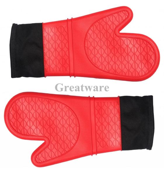 Buy cheap Silicone Long Oven Mitts & Barbecue Gloves,Pot Holders from wholesalers