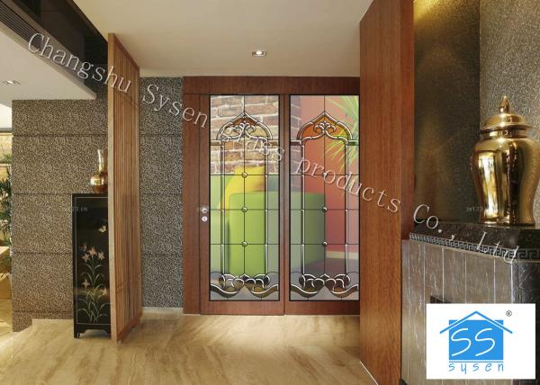 Buy cheap 08"*36" Sliding Glass Doors Theft Proof Brass / Nickel / Patina Available from wholesalers