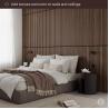 Buy cheap Slatpanel Walnut Acoustic 3D Textured Wood Panels For Walls Ceilings Decorative Panels For Homes from wholesalers