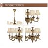 Buy cheap Victorian brass chandelier Lighting Fixtures 6 Lights (WH-PC-24) from wholesalers