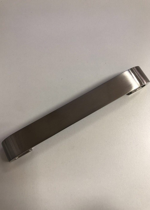 Silver Gray Aluminum Alloy Handles Chrome Plated With SGS Certificate