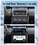 1.For Land Rover Discovery 5 LR5 L462 AC Panel touching screen 2017-2020 GPS Car