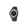 Buy cheap Silicone Strap Stainless Steel Chronograph Watch Black 100 M Water Resistant from wholesalers