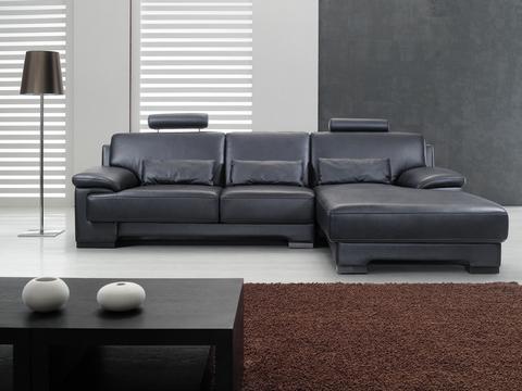Buy cheap Sectional leather sofa hotel furniture 1+3+chaise h858 from wholesalers