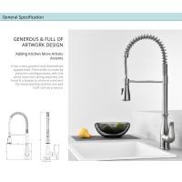 Buy cheap Spring Spout Flexible Kitchen Faucet Deck Mounted Basin Taps OEM HOMEKA product