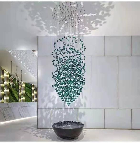 Buy cheap Modern Luxury DIY Glass Large Crystal Stone Chandelier Large classic chandelier (WH-NC-101) from wholesalers