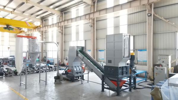 Buy cheap HDPE Blue Drum Foamed Container Four Shaft Axis Plastic Recycling Shredder from wholesalers