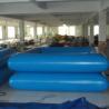 Buy cheap Double Tube 1.3m Height / Inflatable Swimming Pools / 0.9mm PVC Tarpaulin Swimming Pool from wholesalers