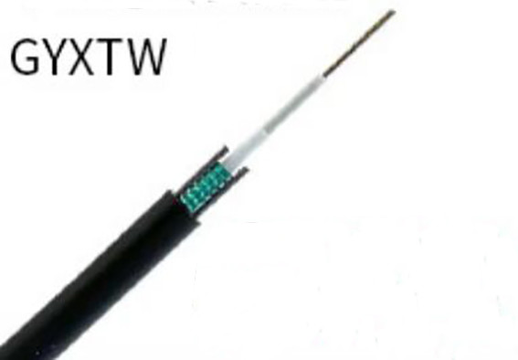 Aerial 8 Core Fiber Optic Cable Single Mode GYXTW Armored Optical Cable