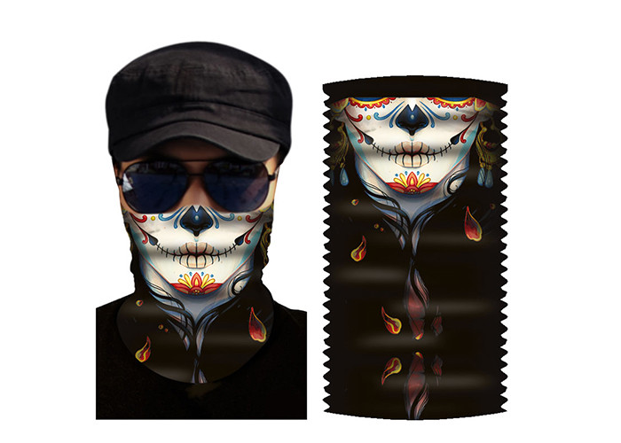 Anti Wind 100% Microfiber Polyester Seamless Face Bandanas