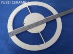 500mm Machining Alumina Ceramic Rings White 89HRA For Tubes