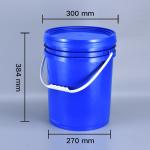 20L Plastic Bucket Pail for Food Packaging in Bulk