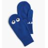 Buy cheap Cute Blue Knitted Mitten Gloves , Boy ' S 100 % Acrylic Hand Warmer Mittens from wholesalers