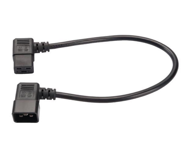 Buy cheap IEC 320 C14 Y Split Power cord, C14 to C13+C7 short power cable 30CM from wholesalers