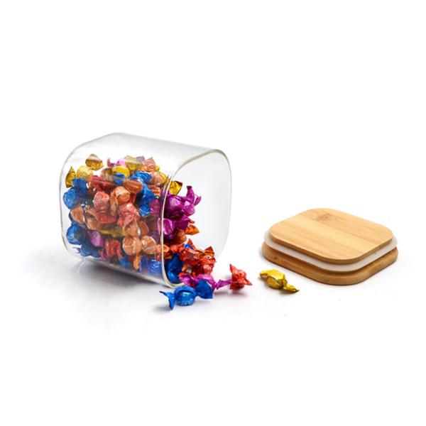 Buy cheap 500ml Mildewproof Glass Pantry Storage Containers For Kitchen from wholesalers