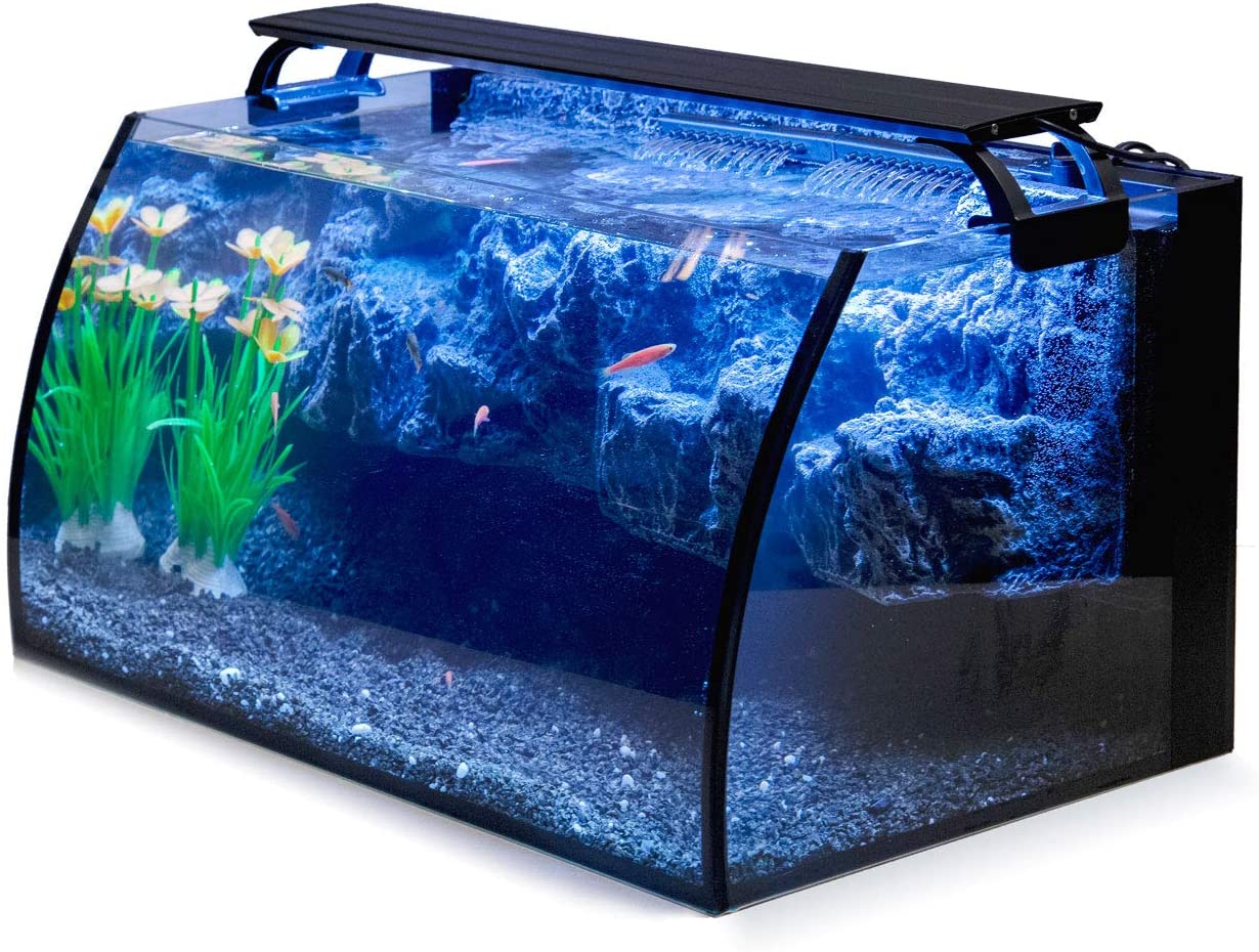 Durable Glass 8 Gallon Freshwater Fish Tank