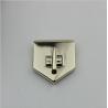Buy cheap Europe style high quality bag metal accessories nickel color irregular triangle shape twist locks from wholesalers