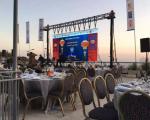 Outdoor HD P2.976 Led Screen Rental Cabinets Die Casting Aluminum 3840Hz full