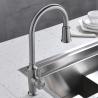 Buy cheap High Arch One Touch Kitchen Faucet Anti Clogging Nozzle Kitchen Pull Out Tap from wholesalers
