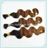 Buy cheap Malaysian 5A virgin remy hair bulk ,ombre natural color/33#/30#, body wave 10''-26''length from wholesalers