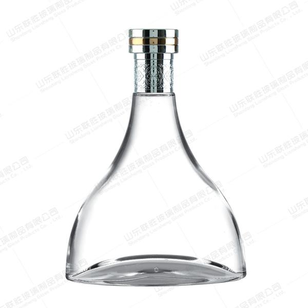 Buy cheap Whiskey Glass Bottle with Rubber Stopper Sealing Type and Customized Bottle Color from wholesalers