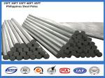 Steel Q235 Q345 Galvanized Steel Pole Aganist wind pressure of 120Km / h - 180Km