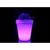 Buy cheap Plastic Plant Container Light Up Furniture , Rechargeable Led Bar Furniture from wholesalers