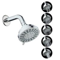 Buy cheap OEM 0.4MPA Fixed Shower Rose , 5 Setting Water Saving Shower Rose product