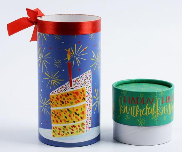 Buy cheap 4C Cardboard Paper Tube Packaging Debossed Kraft Paper Push Up Tube from wholesalers