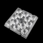 60 Degree 12H1 5050 LED Street Light Lens Transparent Clear Color