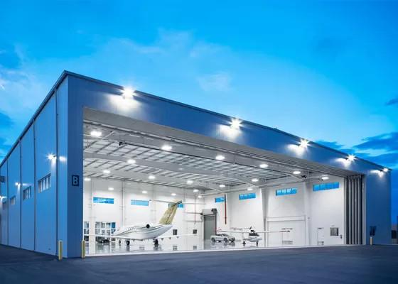 Buy cheap Prefabricated Construction Steel Structure Hangar Building Aircraft Hangar Customed from wholesalers