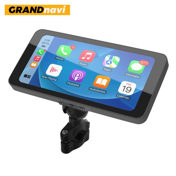 Buy cheap IPX7 Waterproof 6.3 Inch Universal Motorcycle Navigation Gps With Carplay 2K HD Screen from wholesalers