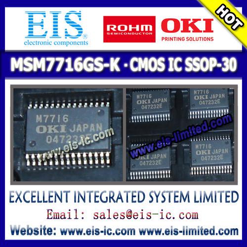 Buy cheap MSM7716GS-K - OKI - CMOS IC SSOP-30 - sales009@eis-limited.com from wholesalers