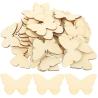 Buy cheap Unfinished Wooden Butterfly Cutout Wood Butterfly Crafts Wooden Butterfly Decoration for DIY Paint Craft from wholesalers