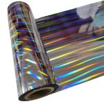 Wet Lamination Holographic Film Cold Lamination Polyester Metallized Film Roll