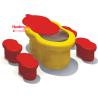 Buy cheap Cute Kids Playroom Furniture LLDPE Parts Static Free Sand Playing For Kindergarten from wholesalers