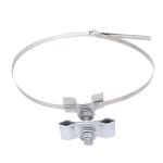 HDG Steel Rubber OPGW Cable Fittings Down Lead Clamp For Tower