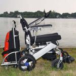 Brushless Motor Disabled Electric Wheelchair With 24V 8Ah Battery