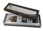 PVC Transparent Lid Brown Color Cardboard Material Bottom Logo Color Printing