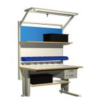 Lighting steel working Esd industrial worktable workbench