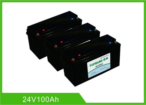 Buy cheap 24V 100AH Deep Cycle Lithium Battery , UPS Rechargeable Lifepo4 Battery Bluetooth from wholesalers