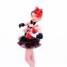 Buy cheap Children'S Dance Clothes Black Red Sequin Tutu Skirt For Solo Performance from wholesalers