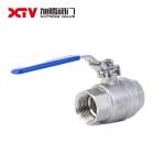 2PC BSPT Female Thread Ball Valve for Pump System 304 Material CE/SGS/ISO9001