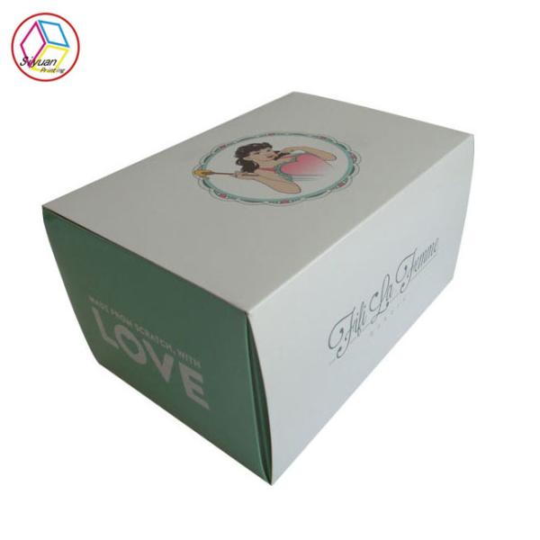 Buy cheap Food Safe Grade Paper Cupcake Boxes , Cupcake Packaging Boxes from wholesalers