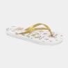 Buy cheap Womens Flowers Printed Water Resistant EVA Flip Flop With Thick Sole from wholesalers