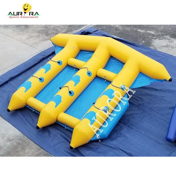 Buy cheap Water Sport colorful Towable Inflatable Banana Boat Tube Flying Fish For Sea from wholesalers