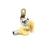 Buy cheap Yellow Color Tubular Cabinet Lock , Tubular Pin Tumbler Lock Long Life Span from wholesalers