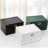 Buy cheap Greaseproof Leather Jewelry Packaging Box Varnishing Recyclable from wholesalers